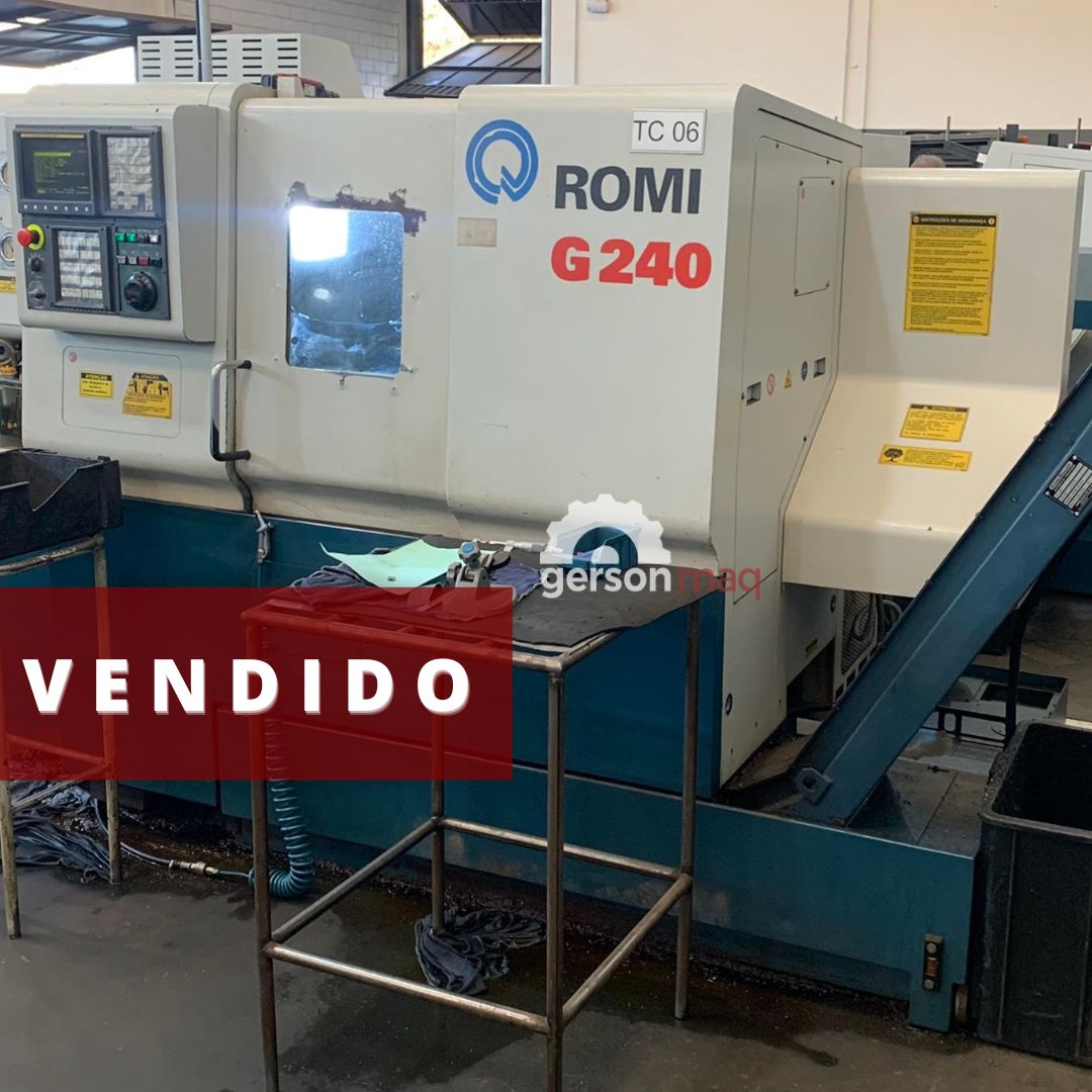 TORNO CNC ROMI G240 ANO 2006